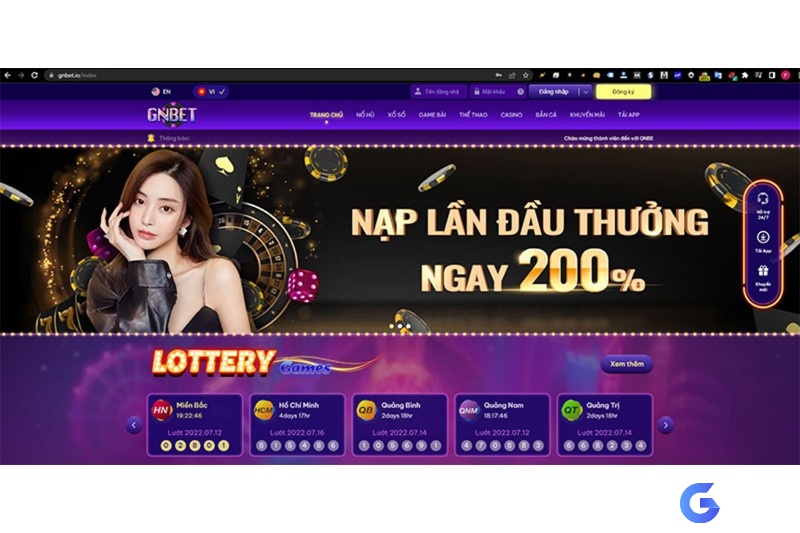 Những ưu đãi khi đăng ký Gnbet