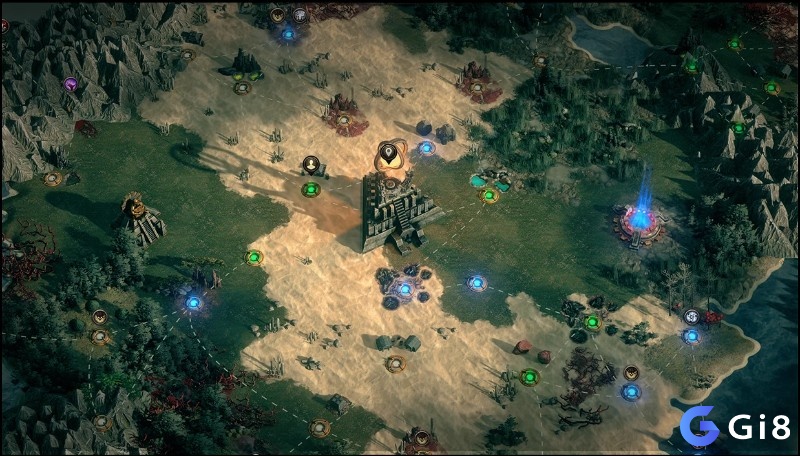 Bản đồ rộng lớn trong Path of Exile 2