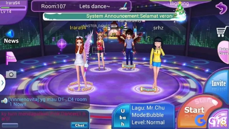 Au Mobile VTC – phiên bản hoài niệm Audition