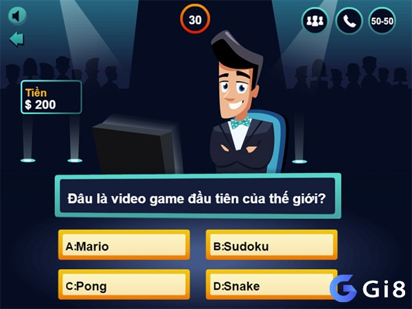 Game Trieu Phu Online mô phỏng gameshow Ai là triệu phú