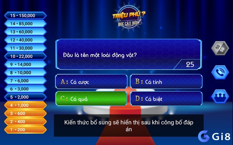 Triệu Phú Online – game trí tuệ hút người chơi