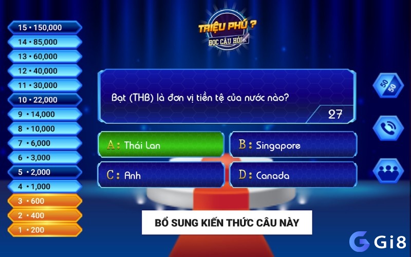 Càng trả lời đúng nhiều, điểm càng cao