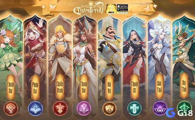 Trải nghiệm đồ hoạ 2D Fantasy trung cổ ấn tượng trong game Truyền Thuyết Thánh Thụ