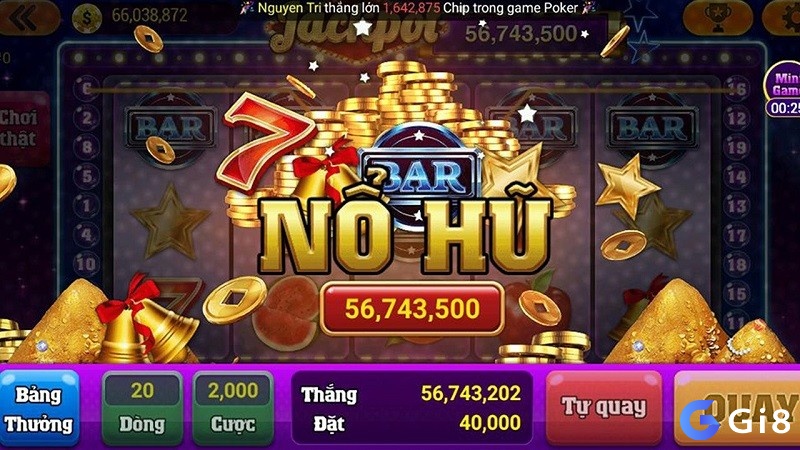 Cách thức hoạt động của game nổ hũ là gì bằng cách cố gắp xếp các hàng biểu tượng để giành chiến thắng