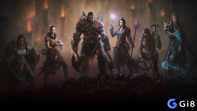 Diablo Immortal đa dạng với sáu lớp nhân vật độc đáo