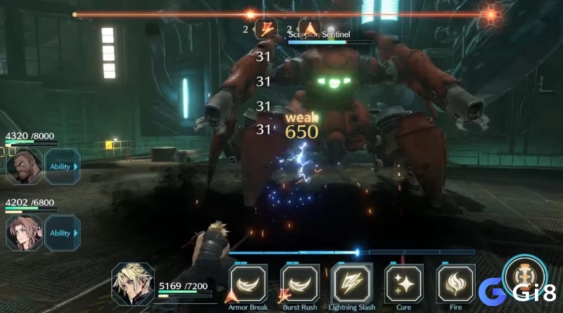 Final Fantasy VII: Ever Crisis tái hiện huyền thoại FFVII với đồ họa 3D kết hợp retro độc đáo.