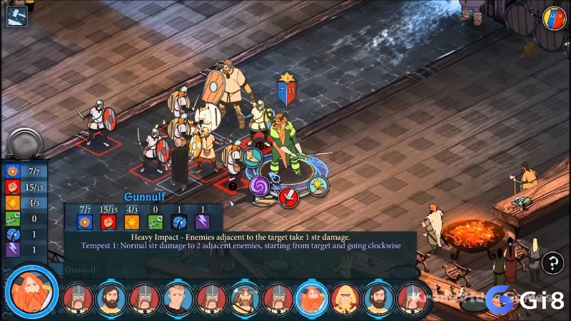 The Banner Saga chinh phục người chơi bằng câu chuyện cảm động và phong cách nghệ thuật độc đáo.