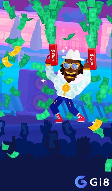 Game Partymasters có lối chơi âm nhạc tập trung vào việc quăng tiền cho đám đông người hâm mộ