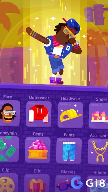 Nhân vật chính trong tựa game này là một rapper hài hước