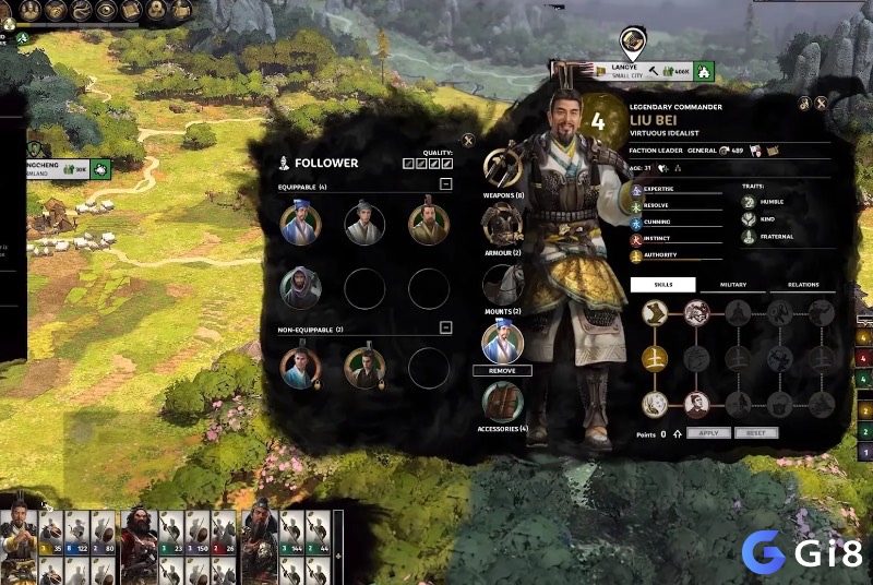 Three Kingdoms tái hiện thời kỳ Tam Quốc với chiến thuật theo lượt và chiến đấu thời gian thực.