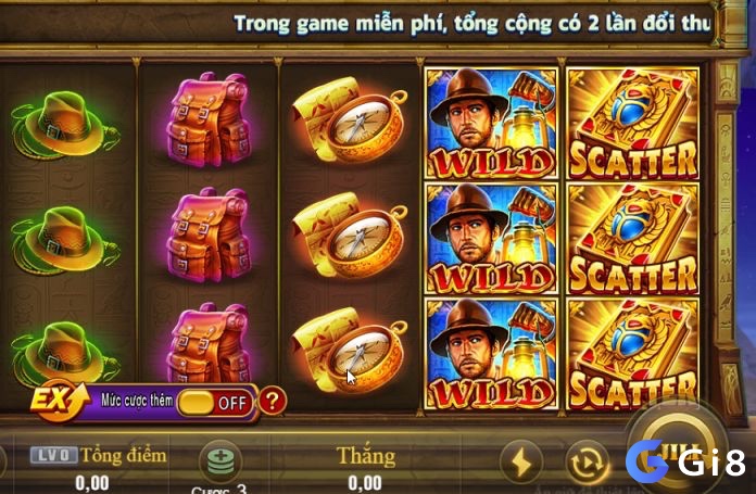 Các nút chức năng chính trong giao diện game nổ hũ giúp người chơi dễ thao tác và theo dõi kết quả.