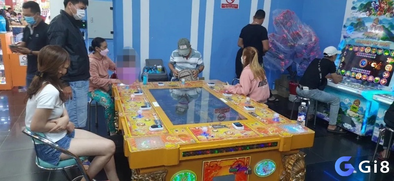 Phiên bản bắn cá xèng tại trung tâm thương mại giúp người chơi giải trí, đổi vé lấy quà mà không quy đổi ra tiền mặt