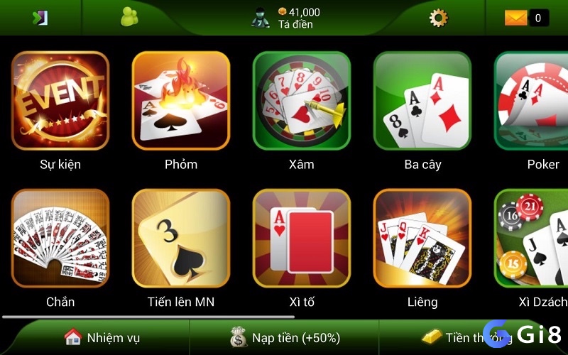 Cùng gi8 khám phá game đánh bài trên ios cực hấp dẫn nhé 