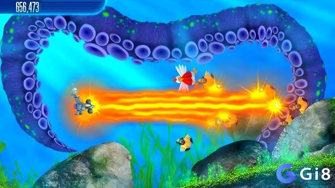 Trở về tuổi thơ với Chicken Invaders 5 với gameplay đơn giản