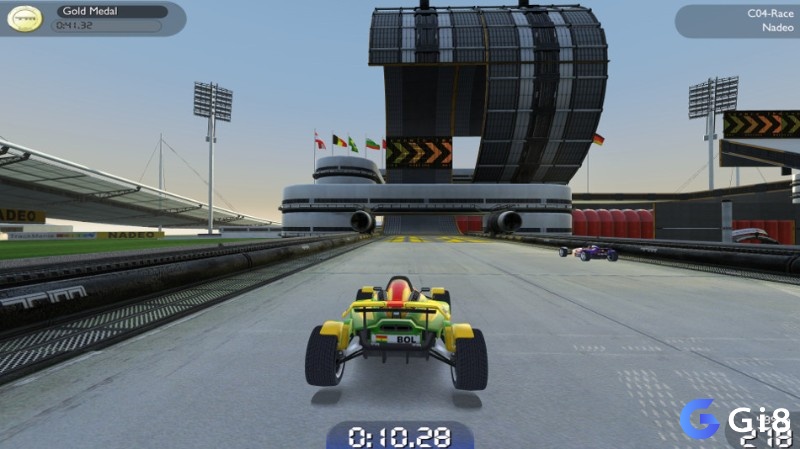 TrackMania Nations Forever mang đến lối chơi arcade nhanh và trải nghiệm cạnh tranh hấp dẫn cho người chơi game đua xe đồ họa đẹp cho PC miễn phí.