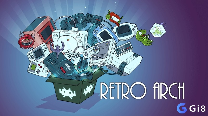 RetroArch tạo trải nghiệm tùy biến sâu cho game giả lập trên iOS.
